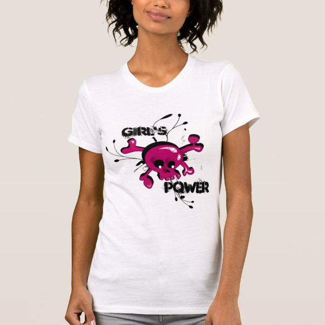 T-shirt Le pouvoir des filles (Devant)