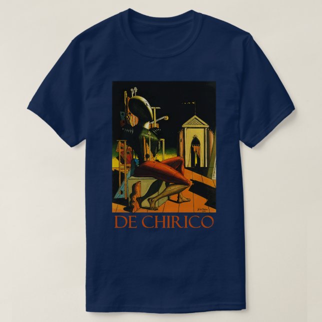 T-shirt Le Prédicteur 1916 par Giorgio de Chirico (Design devant)
