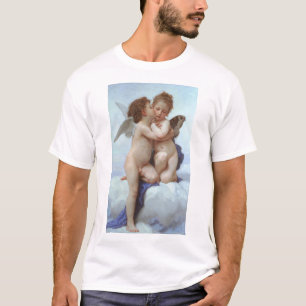 T-shirt Le premier baiser, Amor et Psyche, Bouguereau