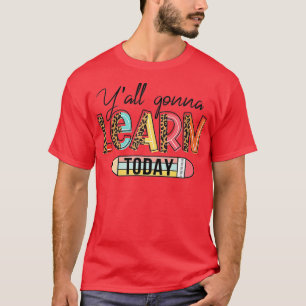 T-shirt Le Premier Jour De L'École De L'Enseignant Vous Ap