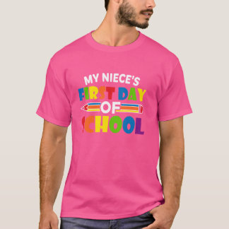 T-shirt Le Premier Jour De Ma Nièce Tee - shirts Mens Mo
