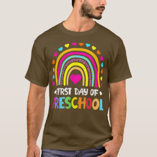 T-shirt Le Préscolaire Retour À L'ÉcoleJoyeux Premier Jour