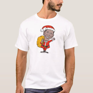 T-shirt Le Président américain Barack Obama le père noël