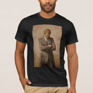 T-shirt Le président américain John Kennedy Portrait peint