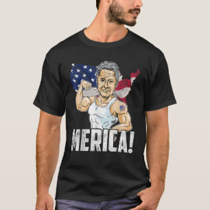 T-shirt Le président Bill Clinton Merica 4 juillet Funny P