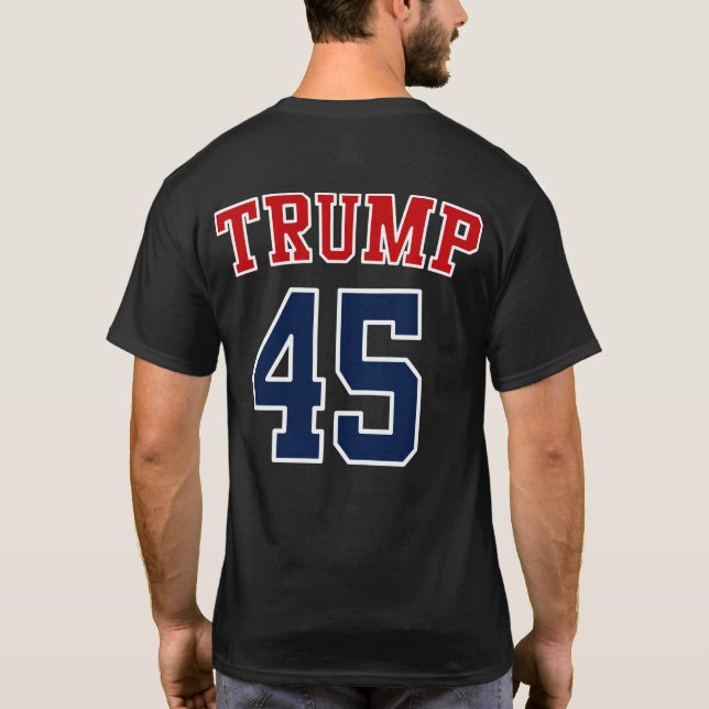 T-shirt Le président Donald Trump 45 (Dos)