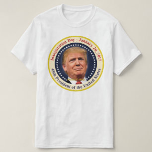 T-shirt Le Président Donald Trump Jour d'investiture Souve