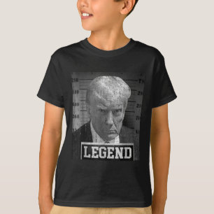 T-shirt Le président Donald Trump Mugshot 2024 pas coupabl
