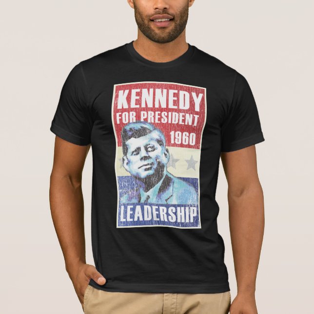 T-shirt Le Président historique Campaign Poster de John F. (Devant)
