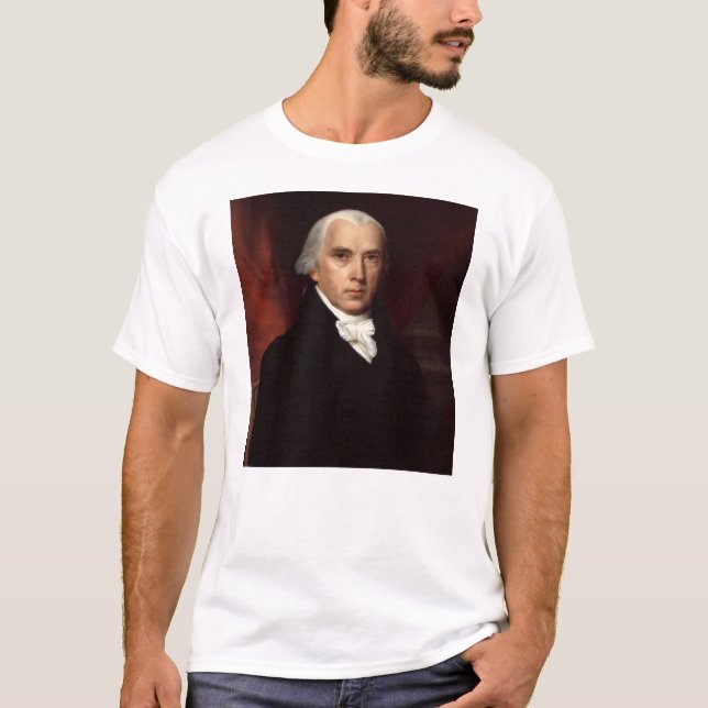 T-shirt Le président James Madison Portrait de John Vander (Devant)