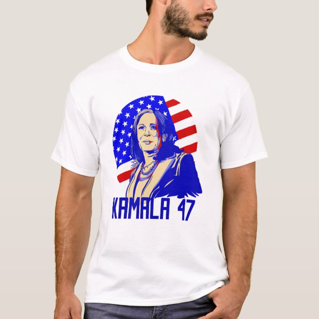 T-shirt le président kamala harris 47 (Devant)
