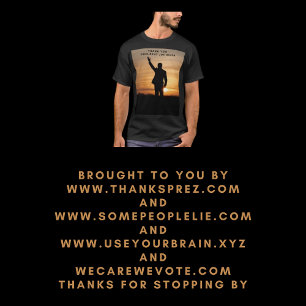T-shirt Le président Merci Joe Biden