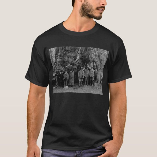 T-shirt Le président Roosevelt et John Muir California 190 (Devant)