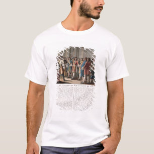 T-shirt Le prince de Conti (1664-1709) félicite le duc o