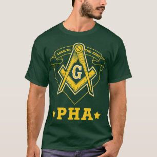 T-shirt Le Prince Hall Mason Regarde Les Pères De L'Est De