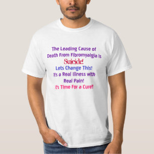 T-shirt Le principal ofDeath de cause de la fibromyalgie
