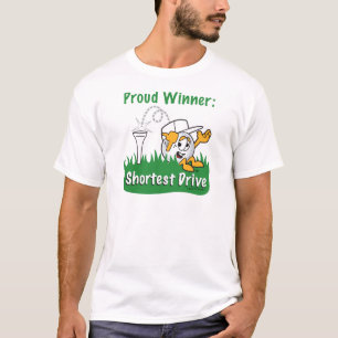 T-shirt Le prix de trou le plus court d'entraînement pour