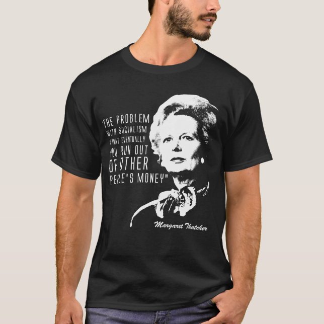 T-shirt Le problème avec le socialisme (Devant)