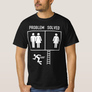 T-shirt Le problème est résolu mariage drôle contre divorc