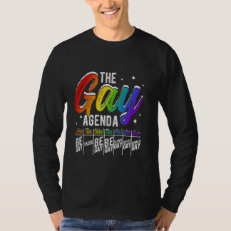 T-shirt LE PROGRAMME GAY MON BE GAY TUE TACOS WBE GAY Pri