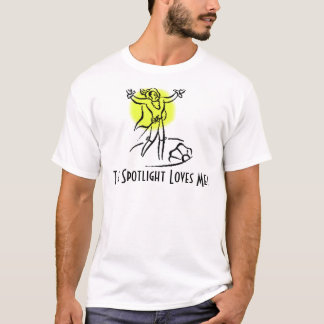 T-shirt Le projecteur m'aime ! w/KBP soutiennent dessus