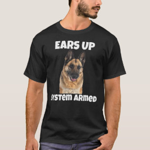 T-shirt Le Propriétaire Allemand De Chien Berger Oreille V