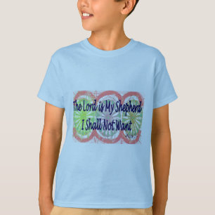 T-shirt Le psaume 23, "le seigneur est mon berger "