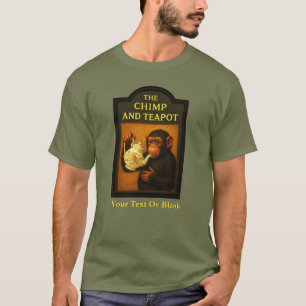 T-shirt Le Pub De Chimp Et Teapot