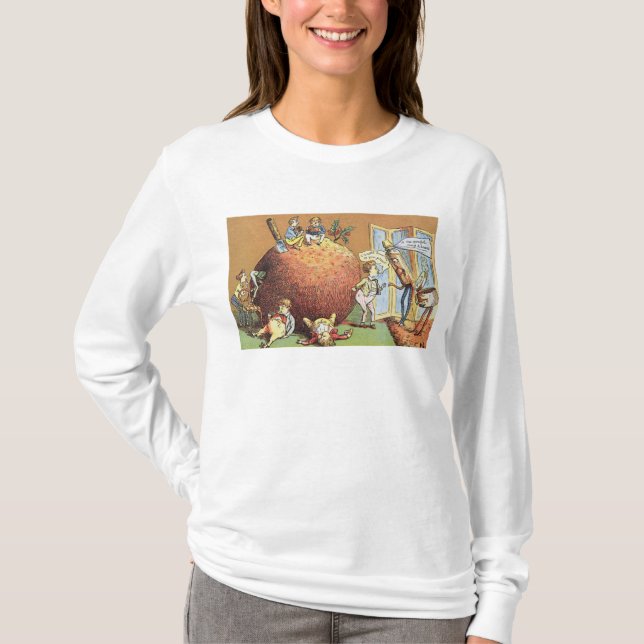 T-shirt Le pudding de Noël (Devant)