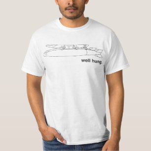 T-shirt Le puits a accroché la pièce en t de valeur