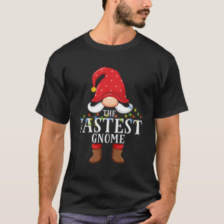 T-shirt Le pyjama de famille Gnome le plus rapide