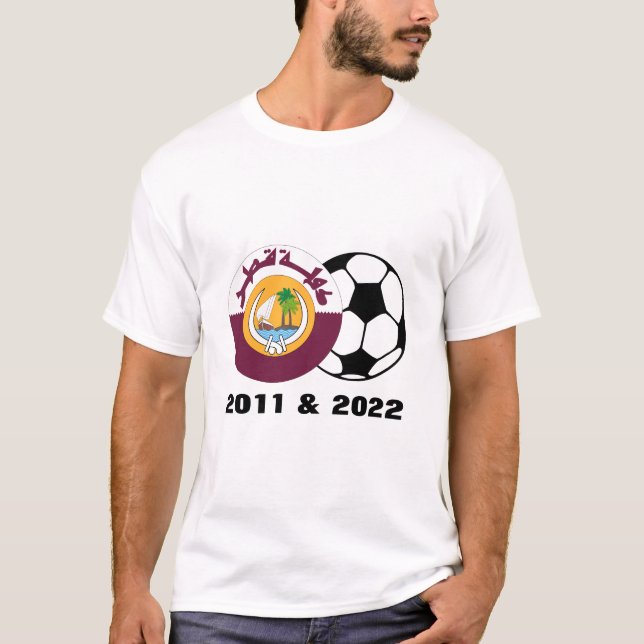 T-shirt Le Qatar 2011 et 2022 (Devant)