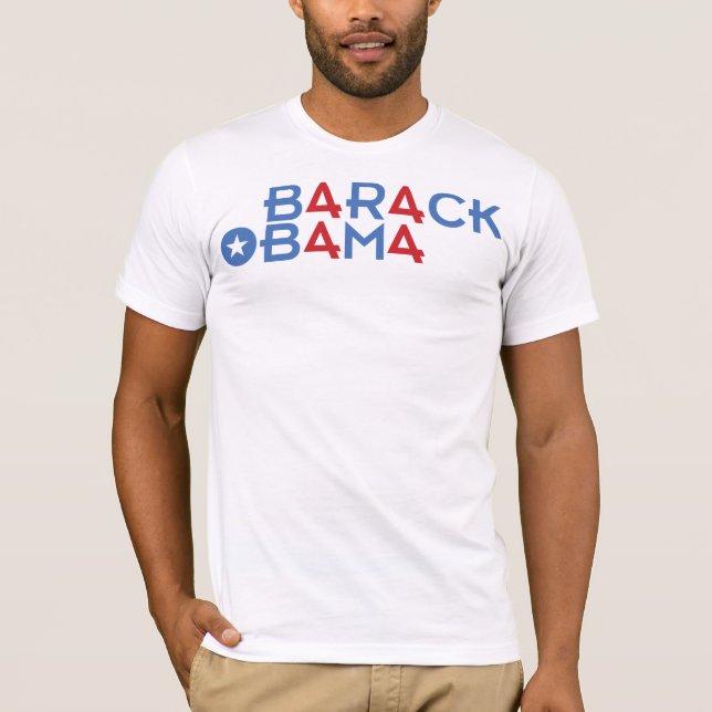 T-shirt Le quarante-quatrième président, Barack Obama, (Devant)