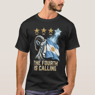 T-shirt Le Quatrième Appelle les Supporters Argentins en N