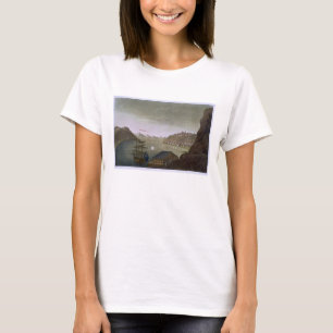 T-shirt Le Québec et le St Lawrence River, plaquent 4 de