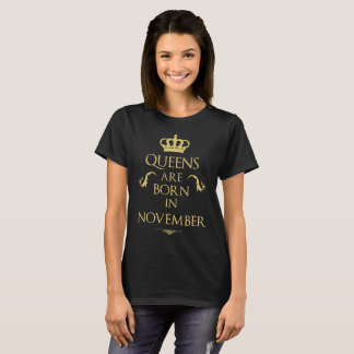 T-shirt Le Queens sont né en novembre