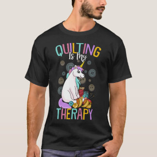 T-shirt Le quilting est ma thérapie Amoureux du quilting C
