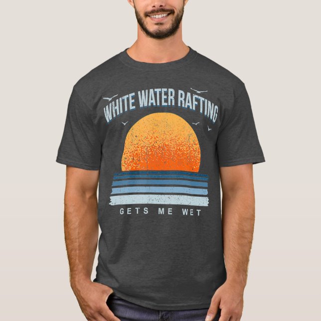 T-shirt Le Rafting d'eau blanche m'apporte des sports d'ét (Devant)