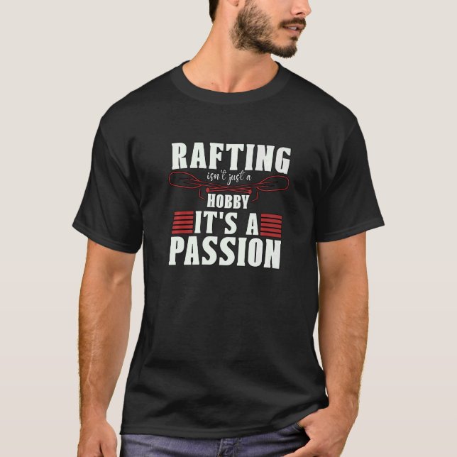 T-shirt Le rafting n'est pas seulement un passe-temps aqua (Devant)