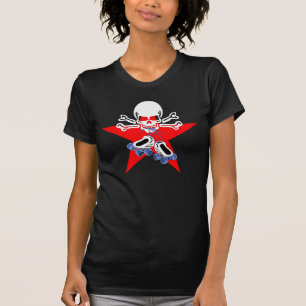 T-shirt Le raie ou meurent avec l'étoile de brouilleur