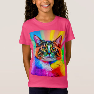 T-Shirt Le Rainbow cat