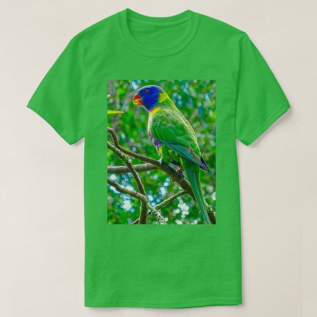 T-shirt Le Rainbow Lorikeet 1 (Design devant)