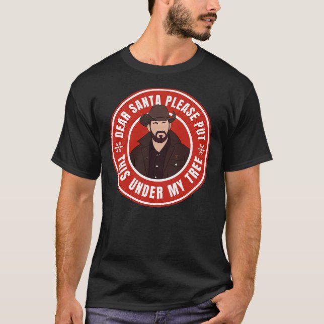 T-shirt Le ranch de Noël Yellowstone et Rip.  T essentiel (Devant)