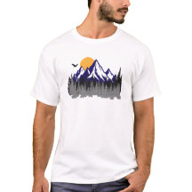Le randonnée graphique des montagnes