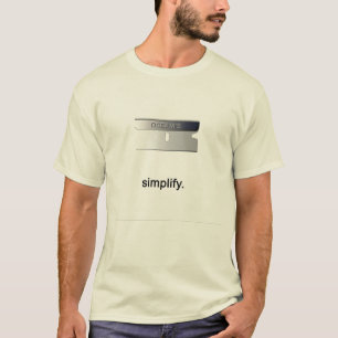 T-shirt Le rasoir d'Occam