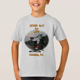 T-shirt Le Rat de la rivière pour l'enfant à vie
