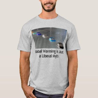 T-shirt Le réchauffement climatique est une pièce en t
