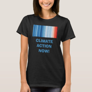 T-shirt Le réchauffement climatique freine le changement c