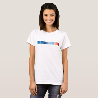 T-shirt Le réchauffement efface le changement climatique.