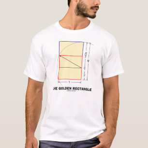 T-shirt Le rectangle d'or (rapport mathématique)